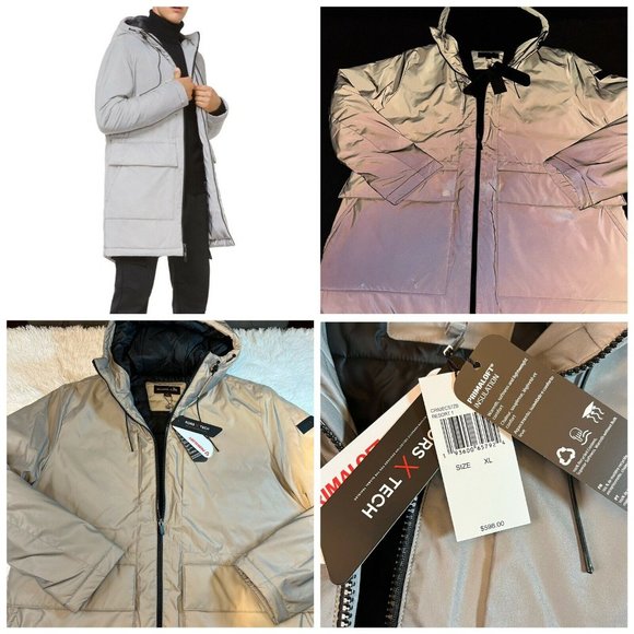 Michael KORS X TECH Reflective 3M Primaloft Anorak Coat